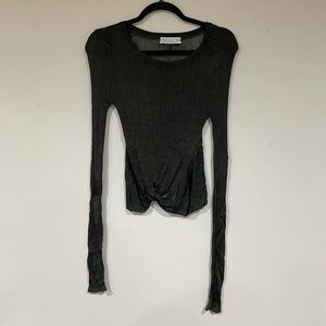 Urban Outfitters Sheer Twist Top - S